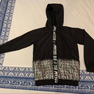 Ideology black and silver jacket